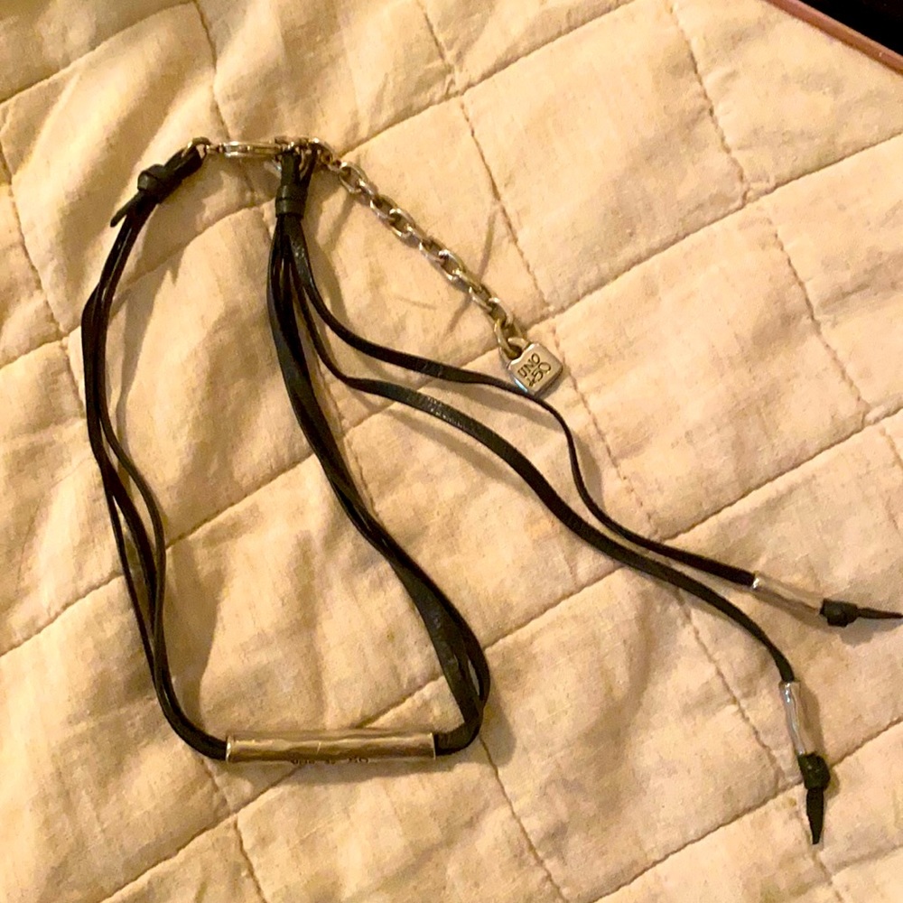 UNO de 50 leather necklace